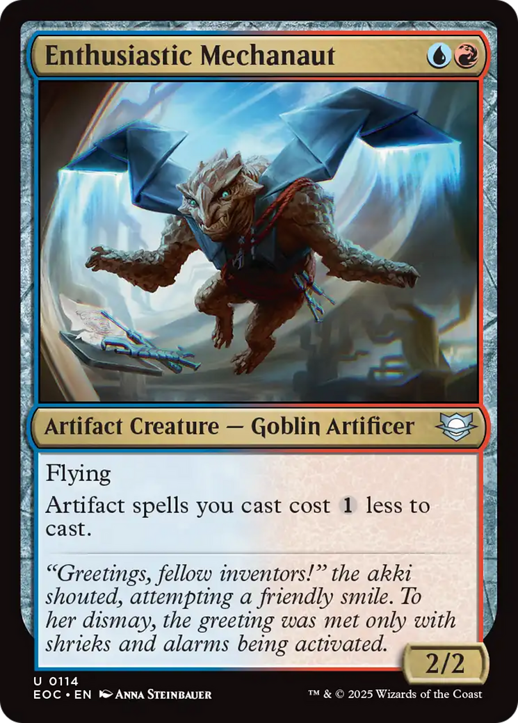 Enthusiastic Mechanaut [Edge of Eternities Commander] | Total Play