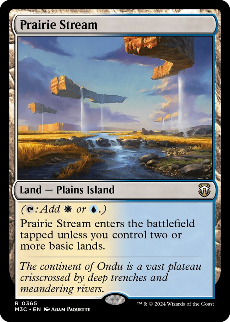 Prairie Stream (Ripple Foil) [Modern Horizons 3 Commander] | Total Play