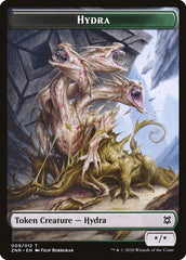 Cat Beast // Hydra Double-Sided Token [Zendikar Rising Tokens] | Total Play