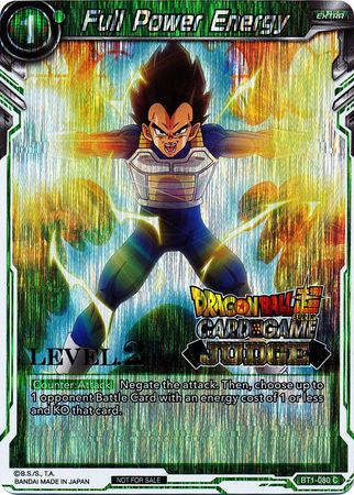 Full Power Energy (Level 2) (BT1-080) [Judge Promotion Cards] | Total Play