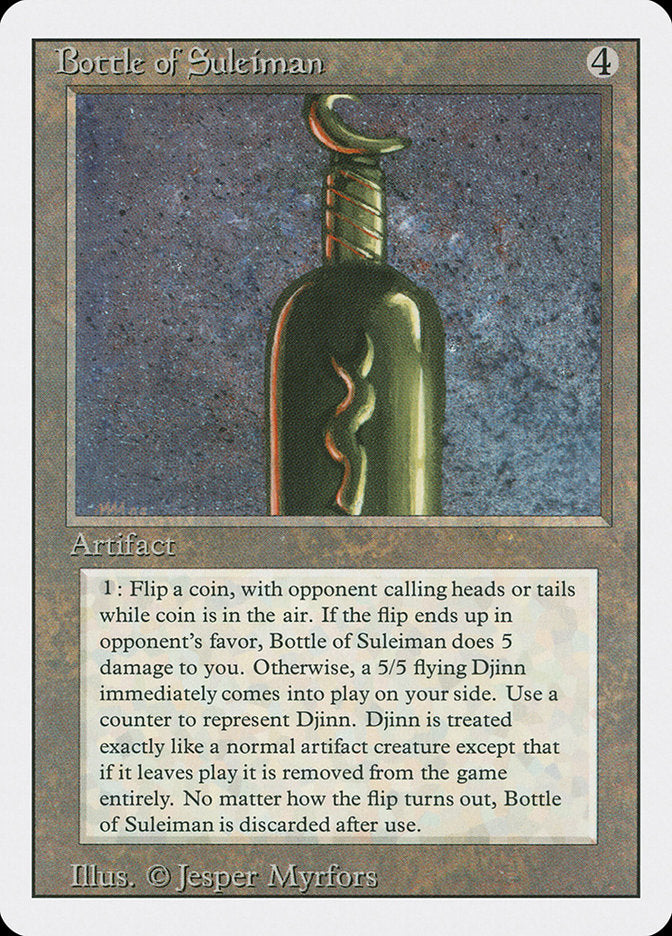 Bottle of Suleiman [Revised Edition] | Total Play