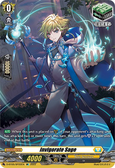 Invigorate Sage (D-BT05/SP22EN) [Triumphant Return of the Brave Heroes] | Total Play
