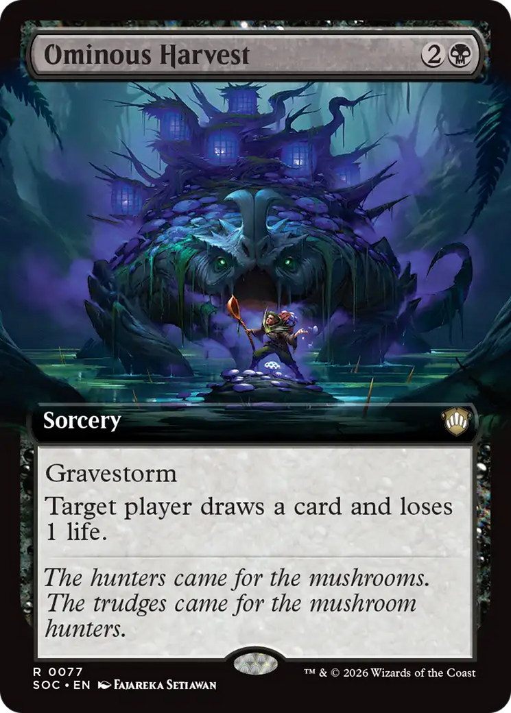 Ominous Harvest (Extended Art) [Secrets of Strixhaven Commander] | Total Play