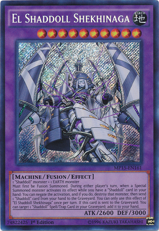 El Shaddoll Shekhinaga [MP15-EN161] Secret Rare | Total Play