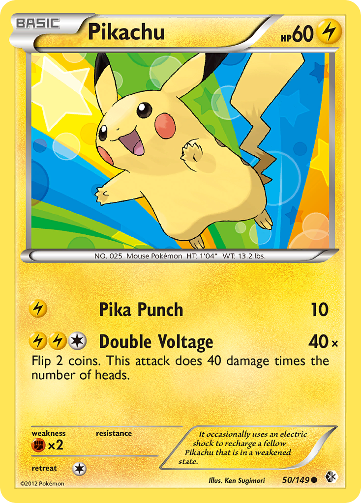Pikachu (50/149) [Black & White: Boundaries Crossed] | Total Play