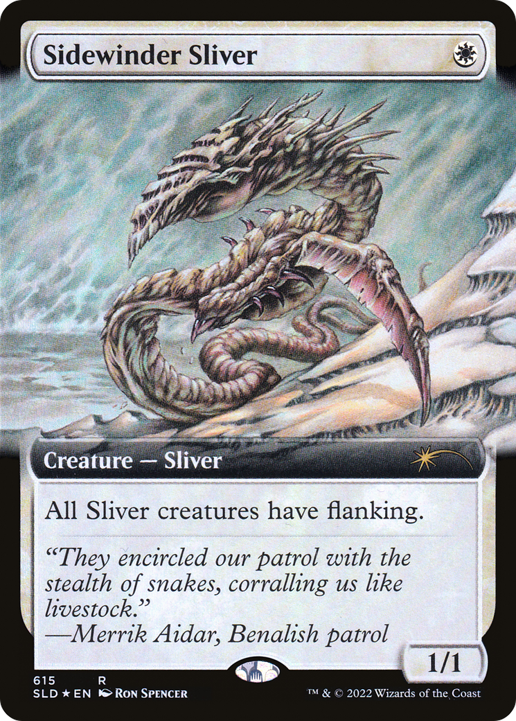 Sidewinder Sliver (Extended Art) [Secret Lair Drop Promos] | Total Play