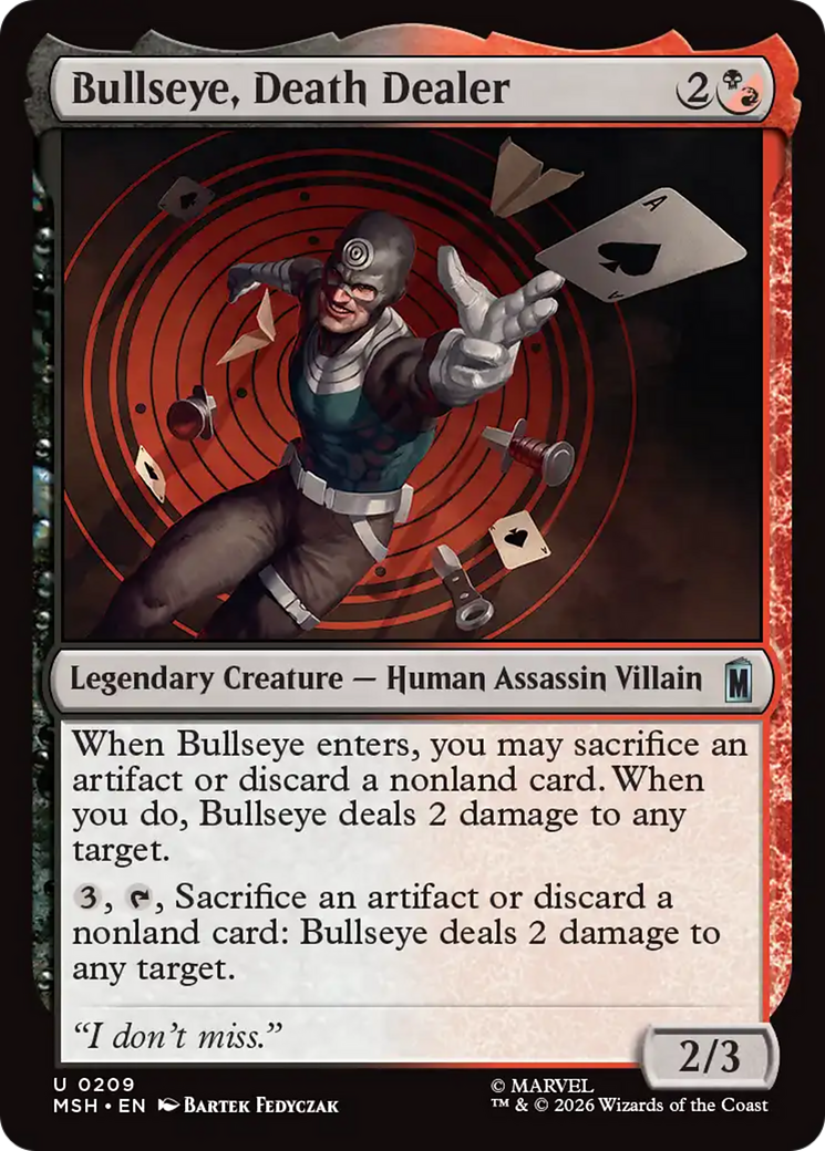 Bullseye, Death Dealer [Marvel Super Heroes] | Total Play