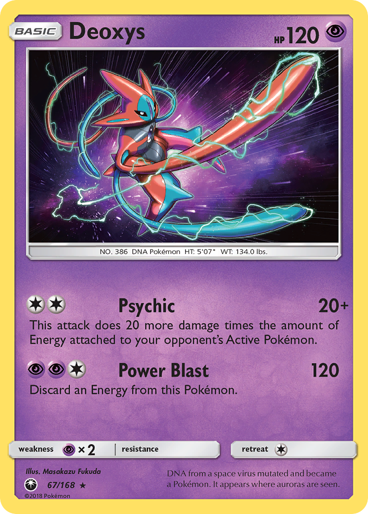Deoxys (67/168) [Sun & Moon: Celestial Storm] | Total Play