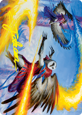 Teach by Example Art Card (Gold-Stamped Signature) [Strixhaven: School of Mages Art Series] | Total Play