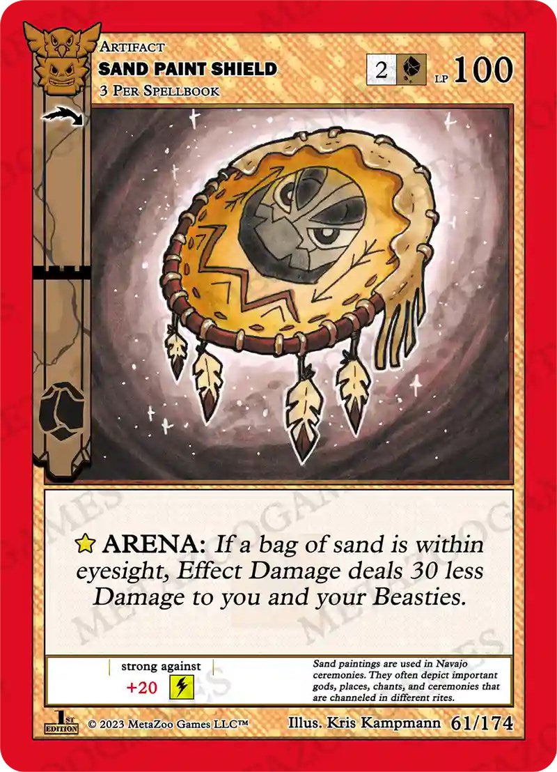 Sand Paint Shield [Native: First Edition] | Total Play