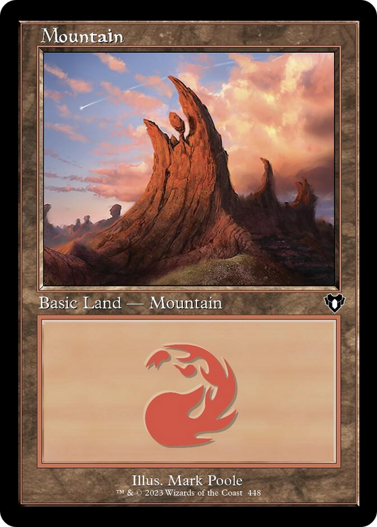 Mountain (448) (Retro) [Commander Masters] | Total Play