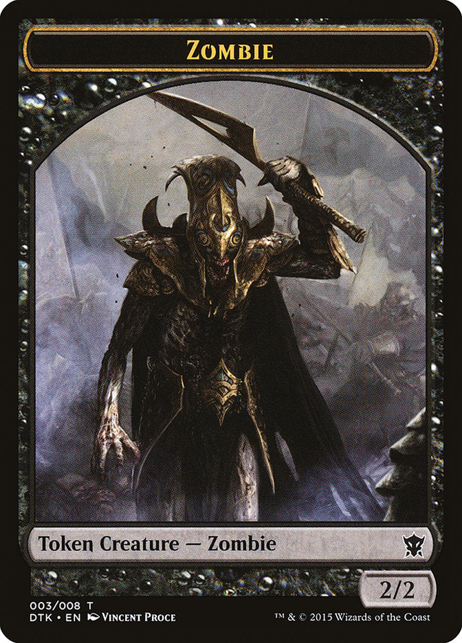 Zombie Token [Dragons of Tarkir Tokens] | Total Play