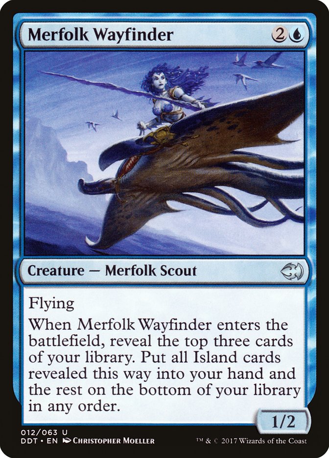 Merfolk Wayfinder [Duel Decks: Merfolk vs. Goblins] | Total Play
