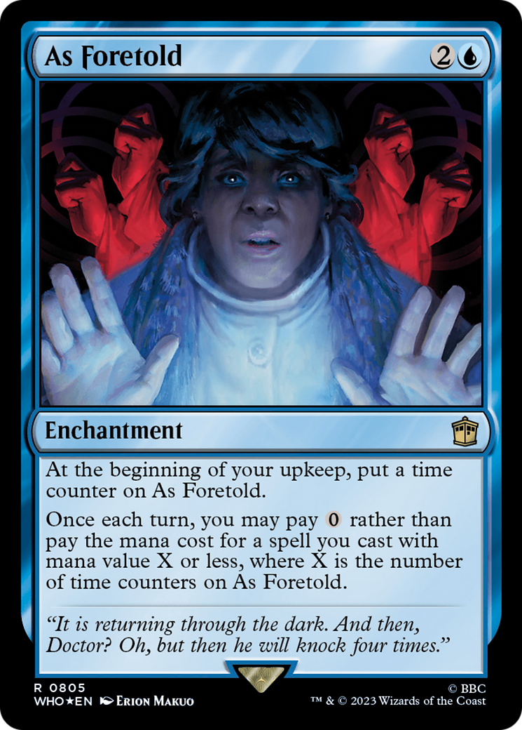 As Foretold (Surge Foil) [Doctor Who] | Total Play