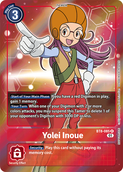 Yolei Inoue [BT8-085] (Alternative Art - Box Topper) [New Awakening] | Total Play