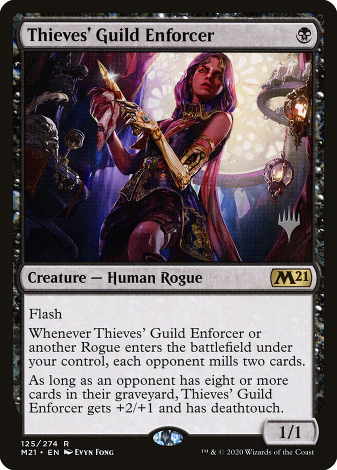 Thieves' Guild Enforcer (Promo Pack) [Core Set 2021 Promos] | Total Play