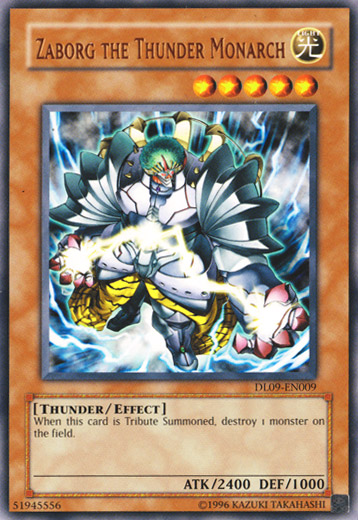 Zaborg the Thunder Monarch (Bronze) [DL09-EN009] Rare | Total Play