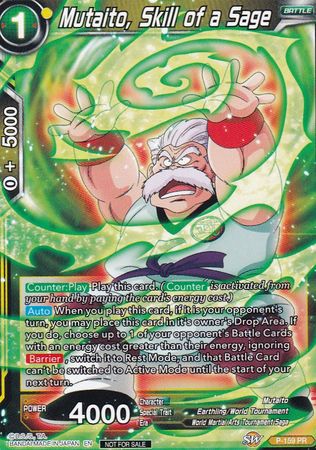 Mutaito, Skill of a Sage (Power Booster) (P-159) [Promotion Cards] | Total Play