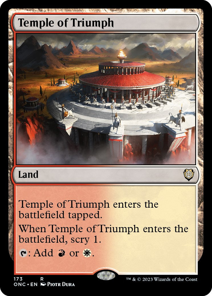 Temple of Triumph [Phyrexia: All Will Be One Commander] | Total Play