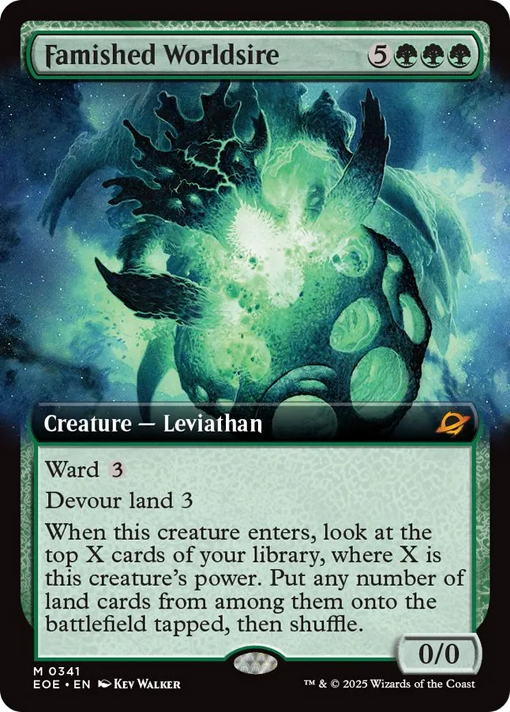 Famished Worldsire (Extended Art) [Edge of Eternities] | Total Play