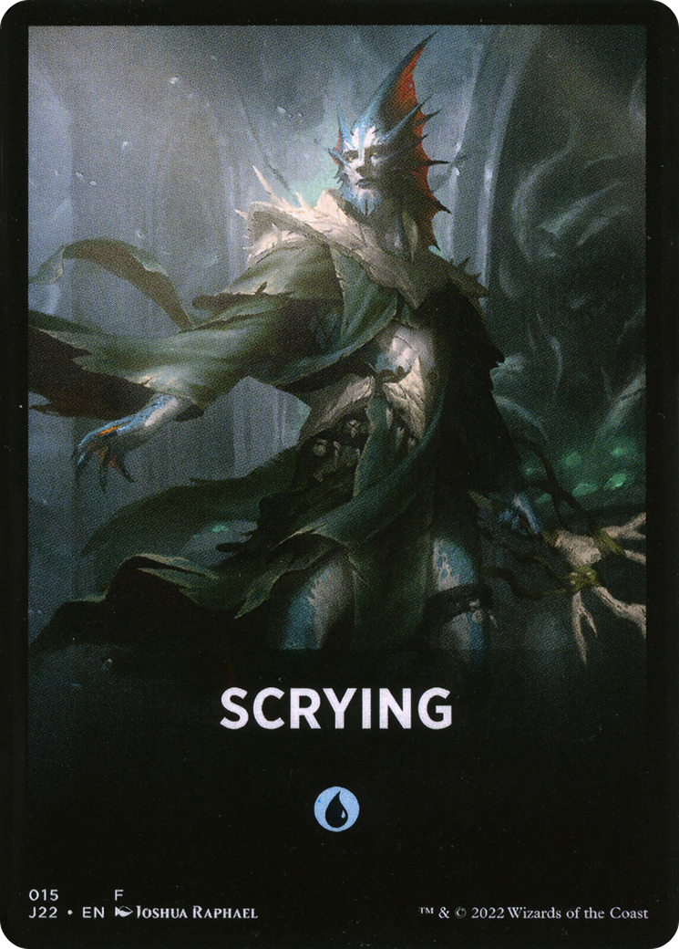 Scrying Theme Card [Jumpstart 2022 Front Cards] | Total Play