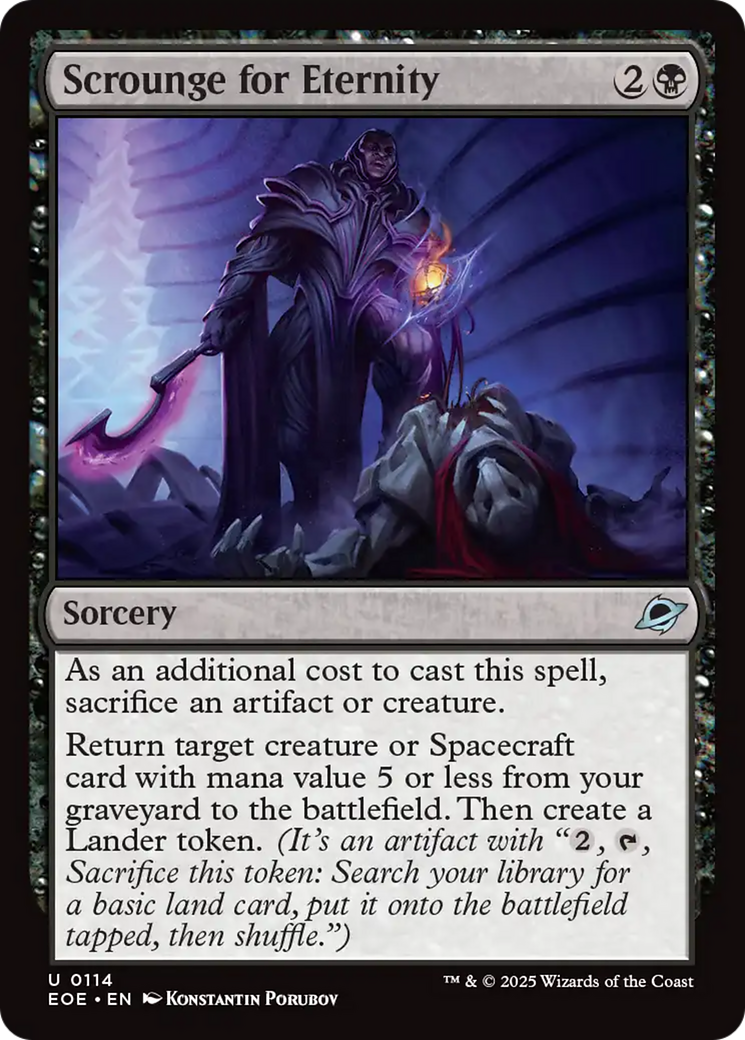 Scrounge for Eternity [Edge of Eternities] | Total Play