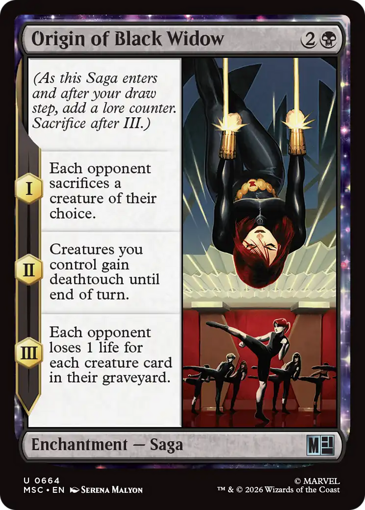 Origin of Black Widow [Marvel Super Heroes Commander] | Total Play