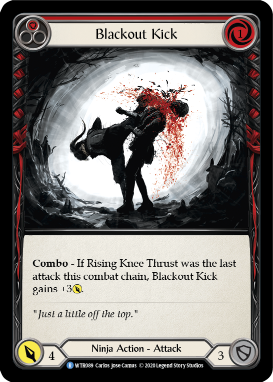 Blackout Kick (Red) [U-WTR089] (Welcome to Rathe Unlimited)  Unlimited Normal | Total Play