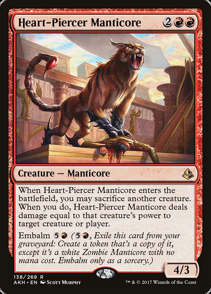 Heart-Piercer Manticore [Amonkhet] | Total Play