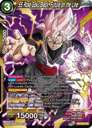 SS Rose Goku Black, Future on the Line (BT16-087) [Realm of the Gods] | Total Play