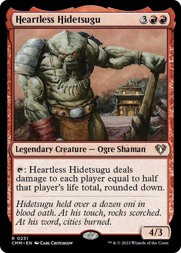 Heartless Hidetsugu [Commander Masters] | Total Play