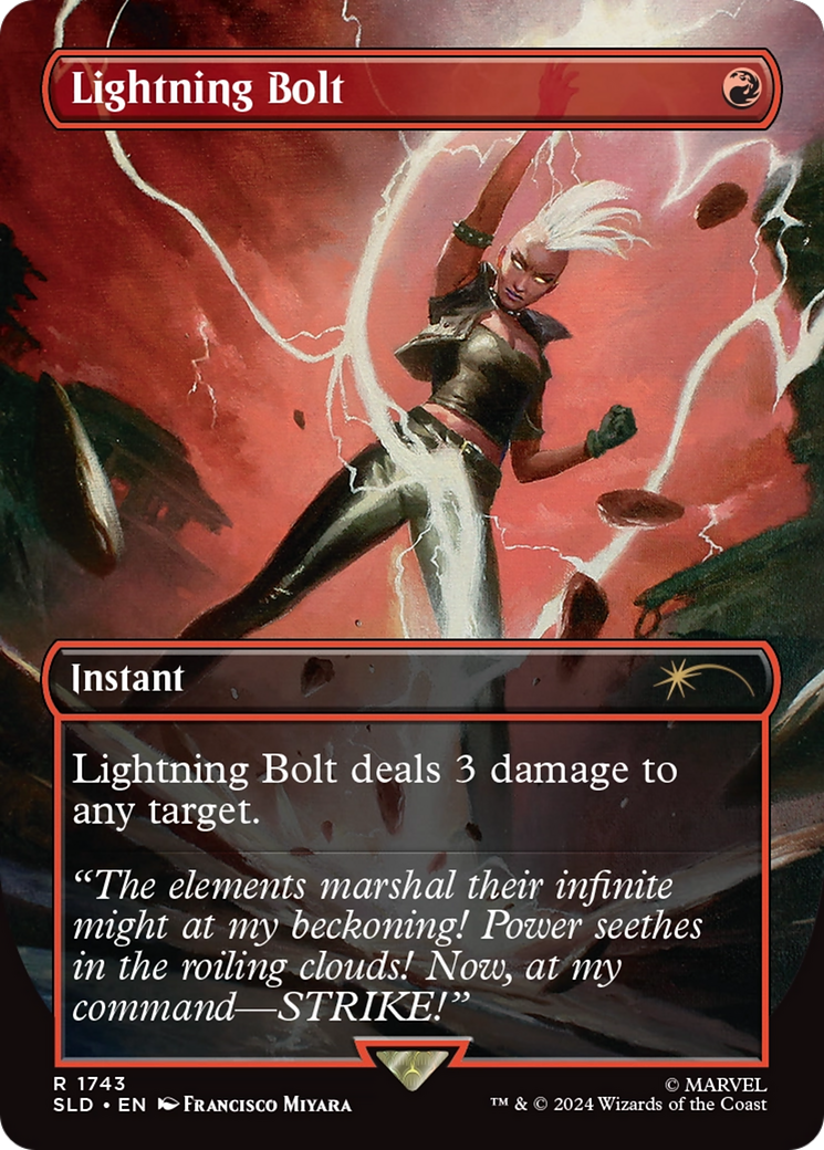 Lightning Bolt (1743) (Rainbow Foil) [Secret Lair Drop Series] | Total Play