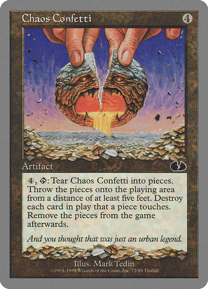 Chaos Confetti [Unglued] | Total Play