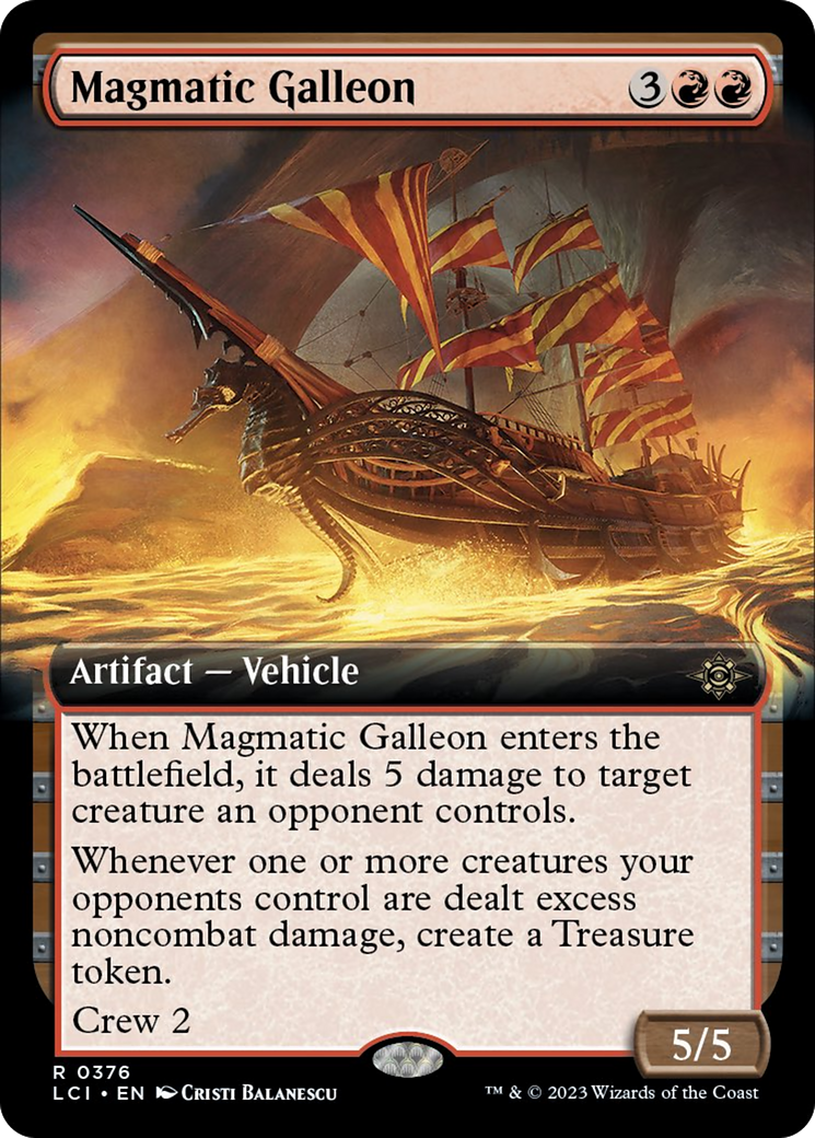 Magmatic Galleon (Extended Art) [The Lost Caverns of Ixalan] | Total Play