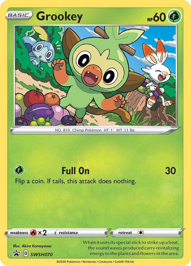 Grookey (SWSH070) [Sword & Shield: Black Star Promos] | Total Play