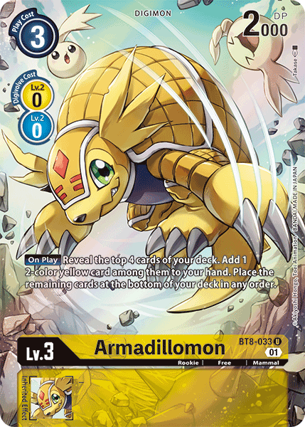 Armadillomon [BT8-033] (Alternate Art) [New Awakening] | Total Play