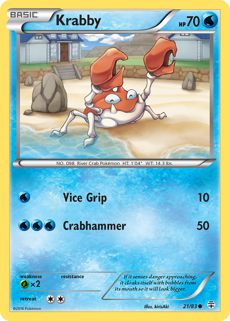 Krabby (21/83) [XY: Generations] | Total Play