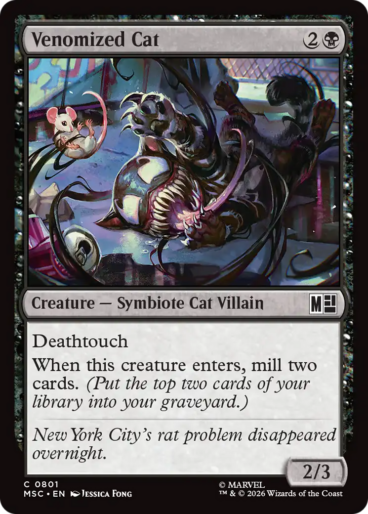 Venomized Cat [Marvel Super Heroes Commander] | Total Play