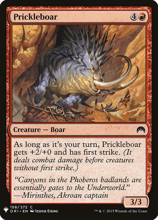 Prickleboar [Mystery Booster] | Total Play