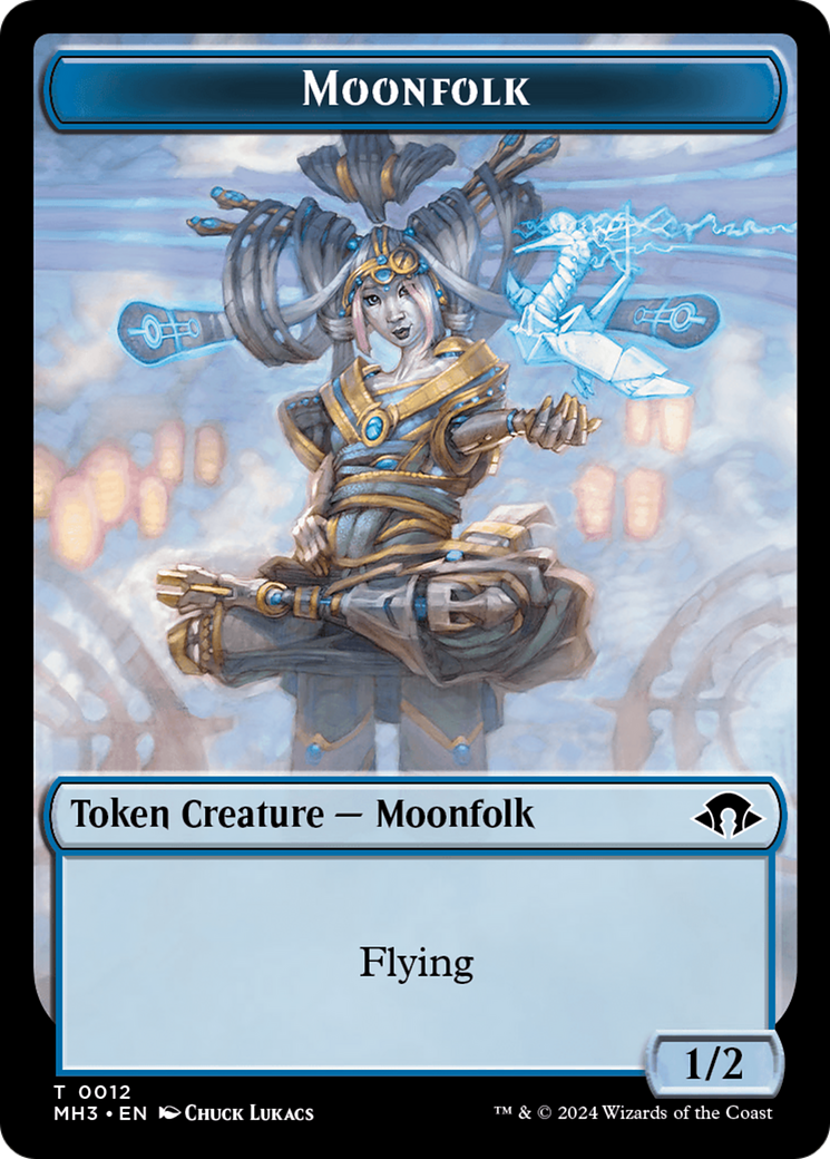 Moonfolk Token [Modern Horizons 3 Tokens] | Total Play