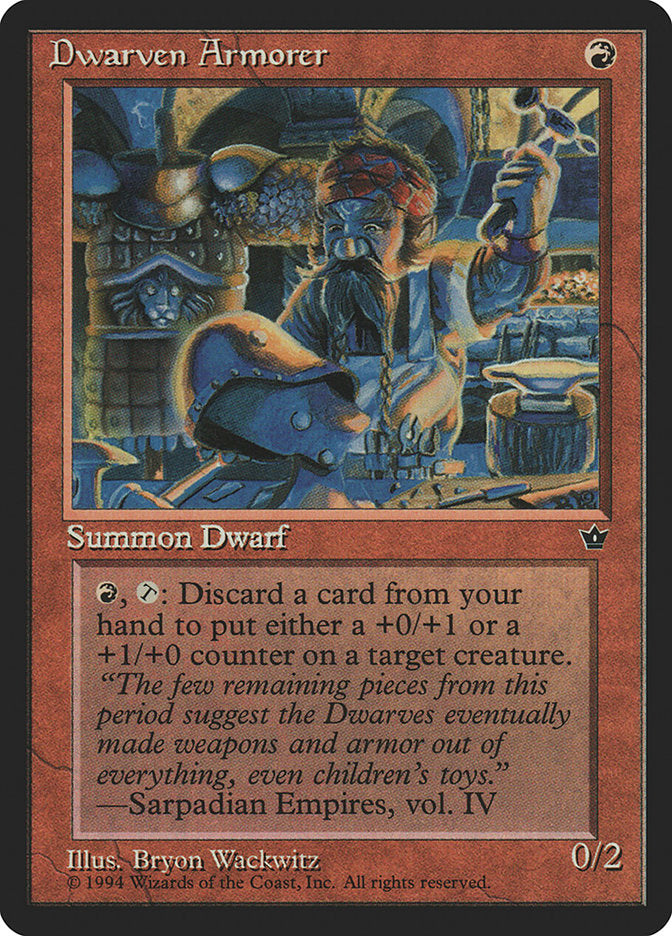 Dwarven Armorer [Fallen Empires] | Total Play