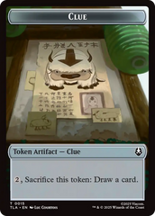 Clue (0015) // spirit (003) Double-Sided Token [Avatar: The Last Airbender Tokens] | Total Play