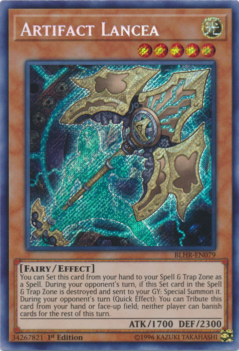 Artifact Lancea [BLHR-EN079] Secret Rare | Total Play