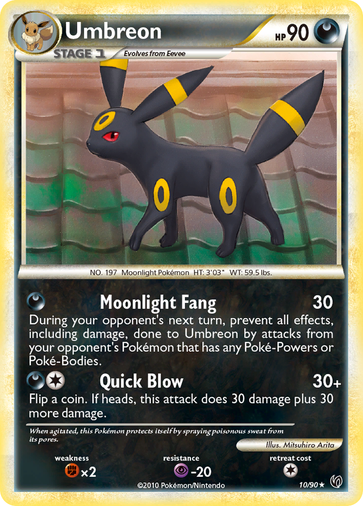 Umbreon (10/90) [HeartGold & SoulSilver: Undaunted] | Total Play