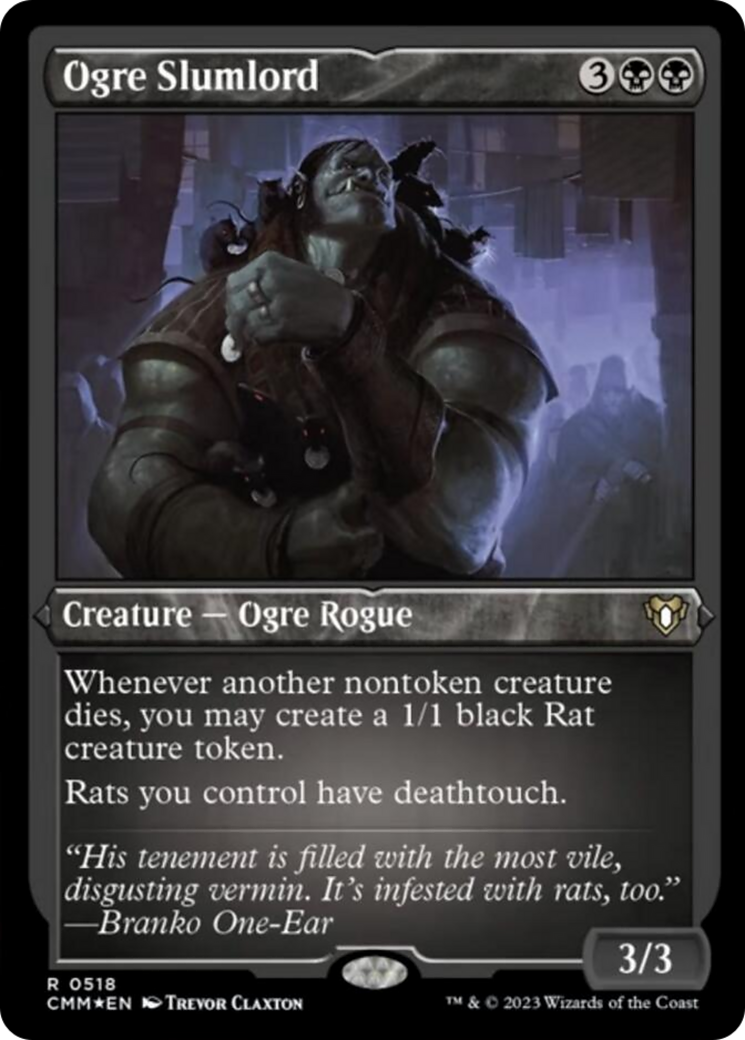 Ogre Slumlord (Foil Etched) [Commander Masters] | Total Play