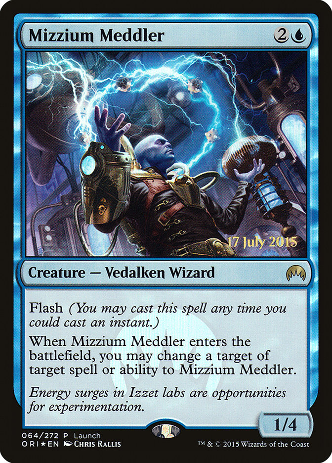 Mizzium Meddler (Launch) [Magic Origins Promos] | Total Play