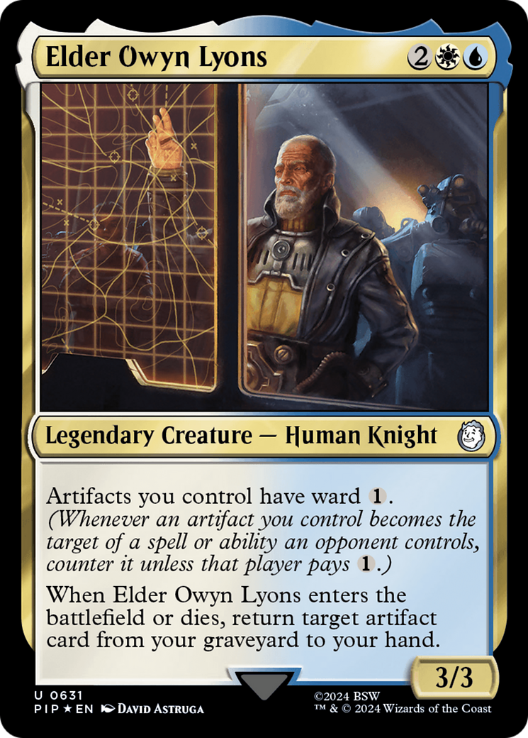 Elder Owyn Lyons (Surge Foil) [Fallout] | Total Play
