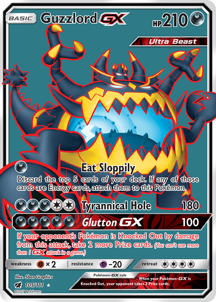 Guzzlord GX (105/111) [Sun & Moon: Crimson Invasion] | Total Play
