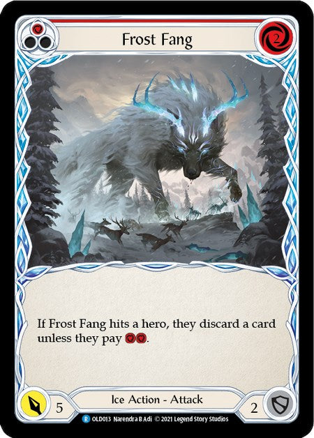 Frost Fang (Red) [OLD013] (Tales of Aria Oldhim Blitz Deck)  1st Edition Normal | Total Play