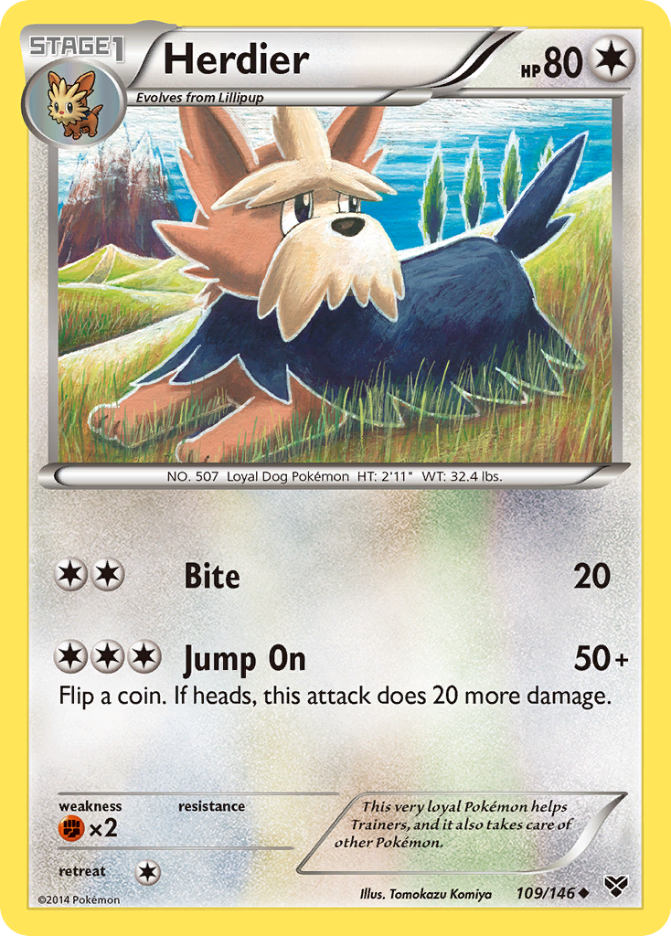 Herdier (109/146) [XY: Base Set] | Total Play